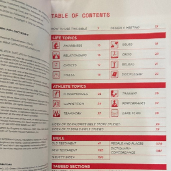Athlete's Bible - the Fellowship of Christian Athletes. Great for college/school - Picture 13 of 13